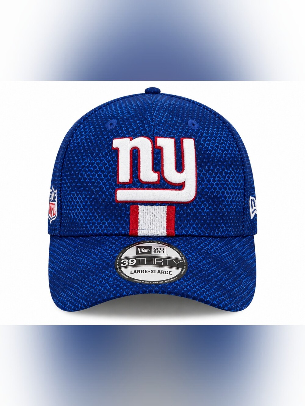 New Era NY Giants 39THIRTY L/XL Blue NFL Stretch Fit Football Hat Cap Fan NFL
